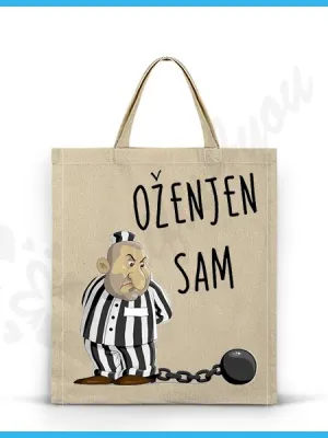 Oženjen pamučna torba