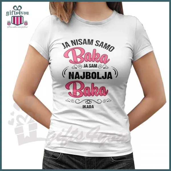 Proizvod Ja sam najbolja baka ikada majica Slika