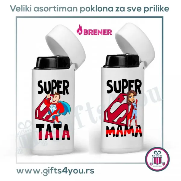 Proizvod Upaljač - Super mama i super tata Slika