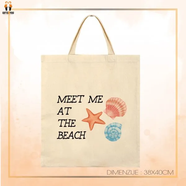 Proizvod Pamučna torba - Meet me at the beach Slika