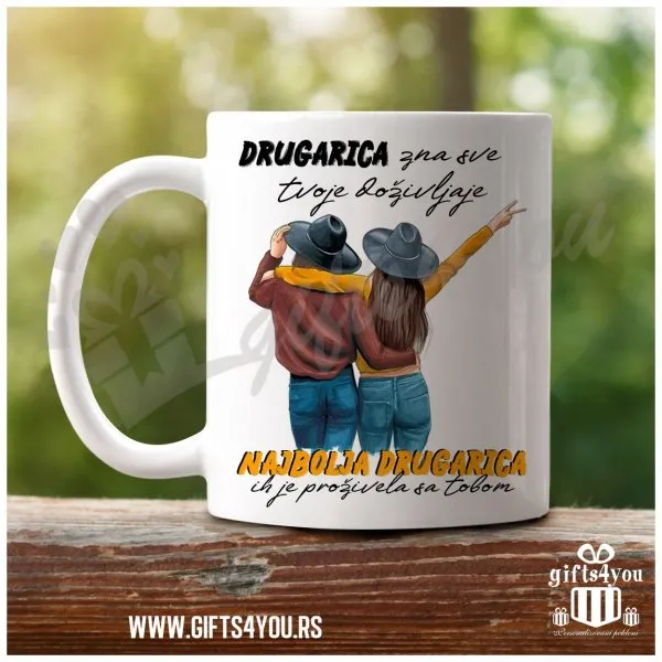 Proizvod Najbolja drugarica poklon šolja Slika