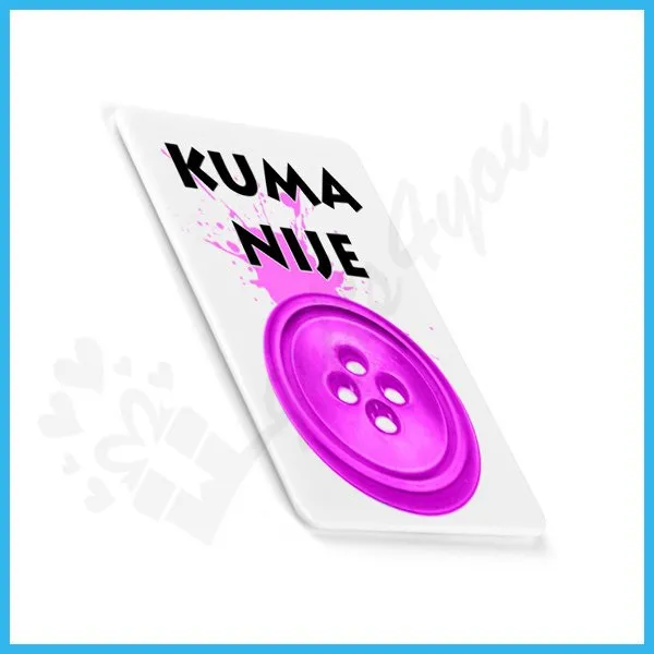 Proizvod Kum nije dugme magnet Slika