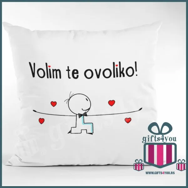 Proizvod Jastuk - Volim te ovoliko Slika