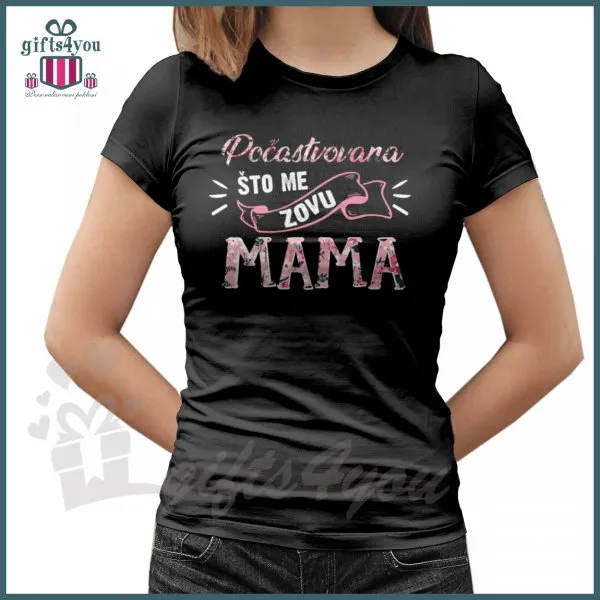 Proizvod Počastvovana što me zovu mama majica Slika