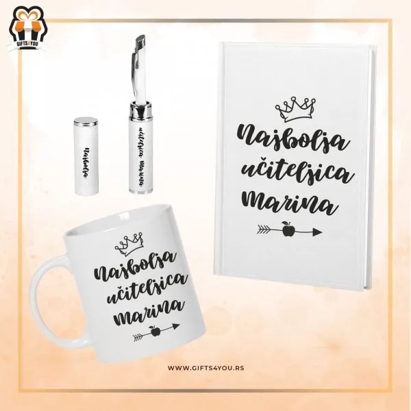 Proizvod Personalizovani poklon set za učiteljice Slika