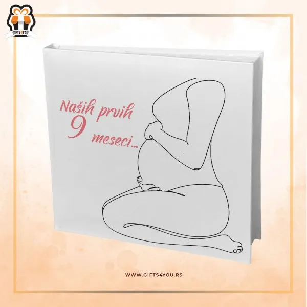 Proizvod Album - naših 9 meseci silueta Slika