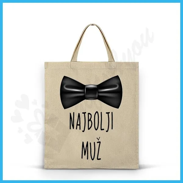Proizvod Najbolji muž pamučna torba Slika