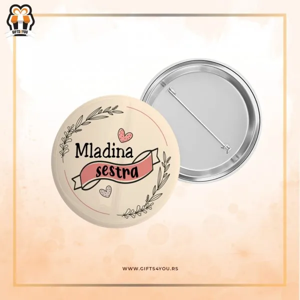 Proizvod Bedž - Mladina sestra Slika