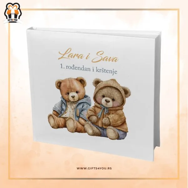 Proizvod Dečiji foto album - Teddy bear blizanci Slika