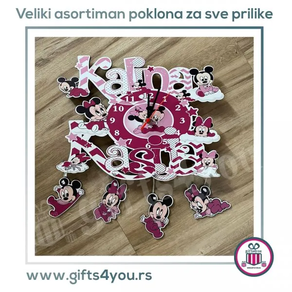 Proizvod Dečiji sat - Mickey and Minnie mouse Slika